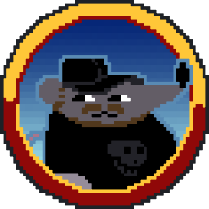 A handrawn picture of Ken in the form of a rat from the game 'Rules & Rodents'