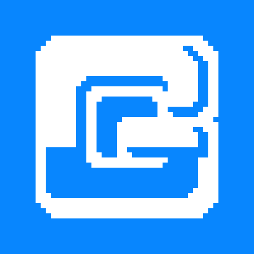 The gravy crew games logo in the colours of bluesky